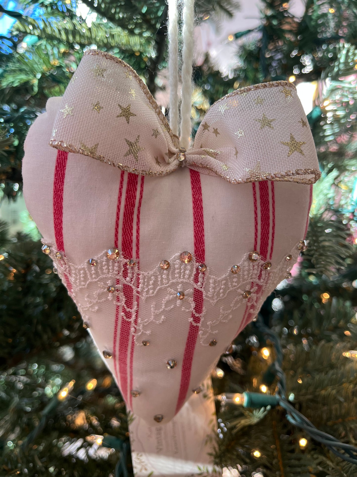 Bespoke Handmade Heart Holiday Decoration