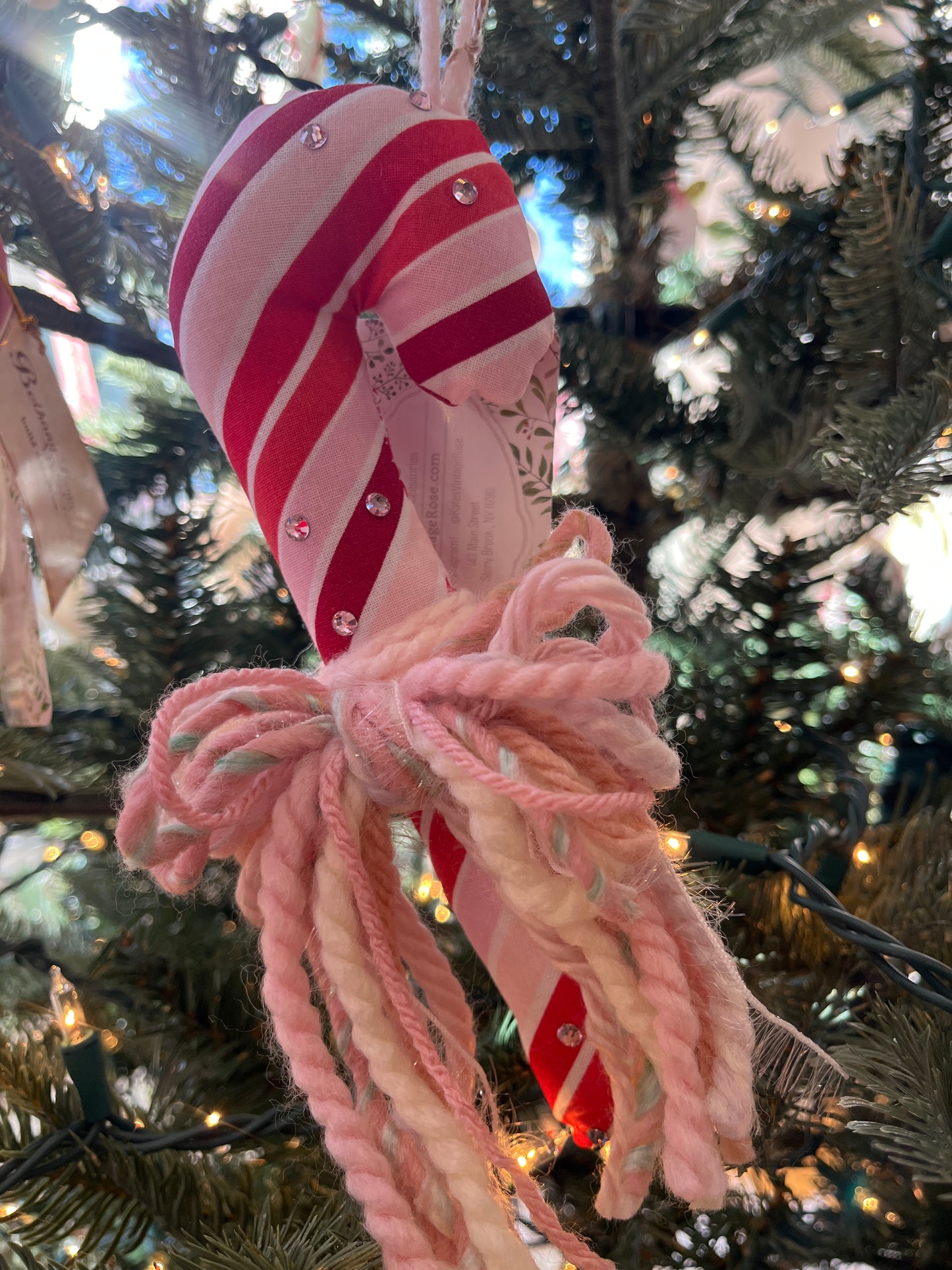 Bespoke Handmade Candy Cane Ornament
