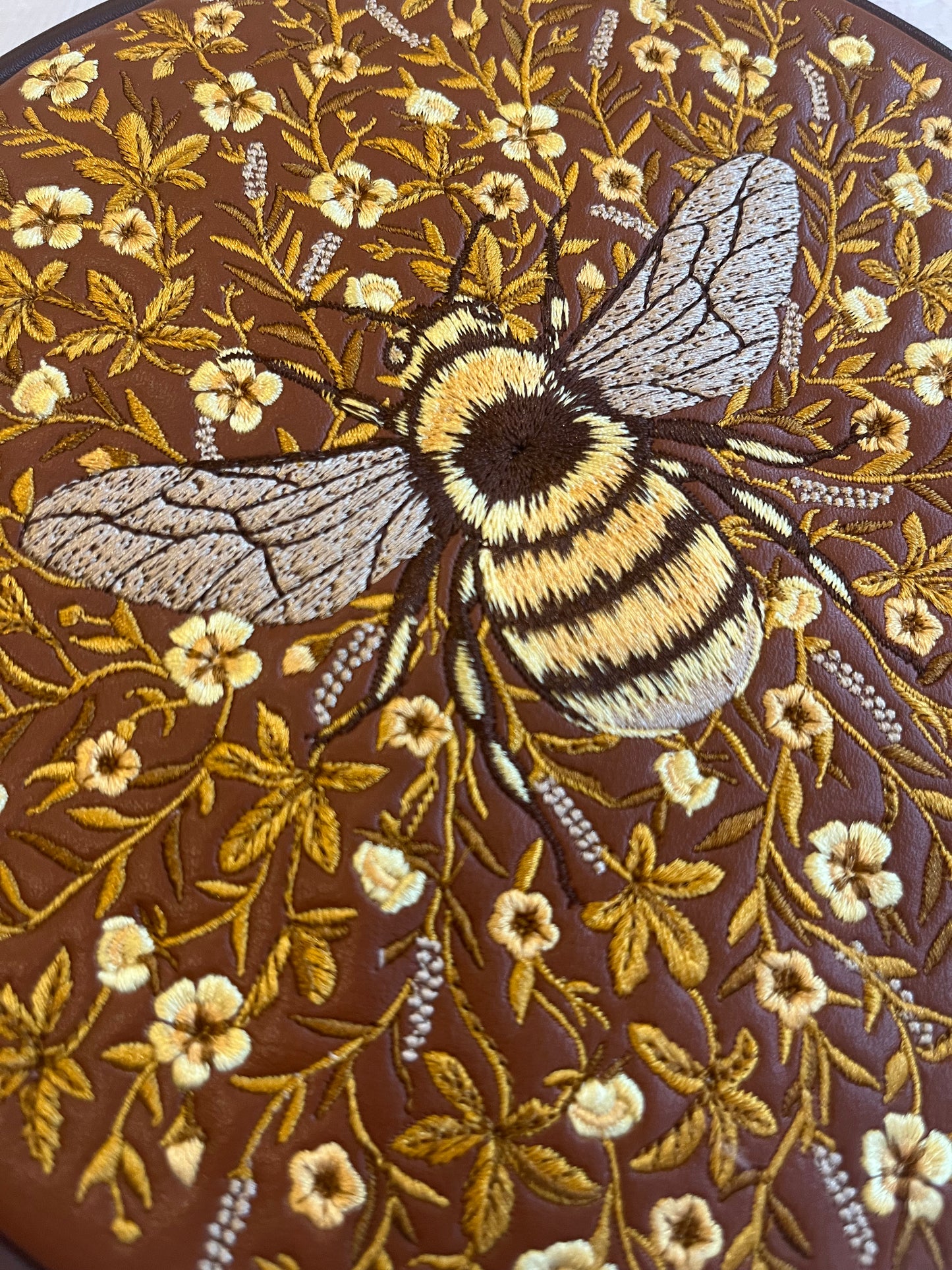 Fable England Bumble Bee Tan Circle Bag