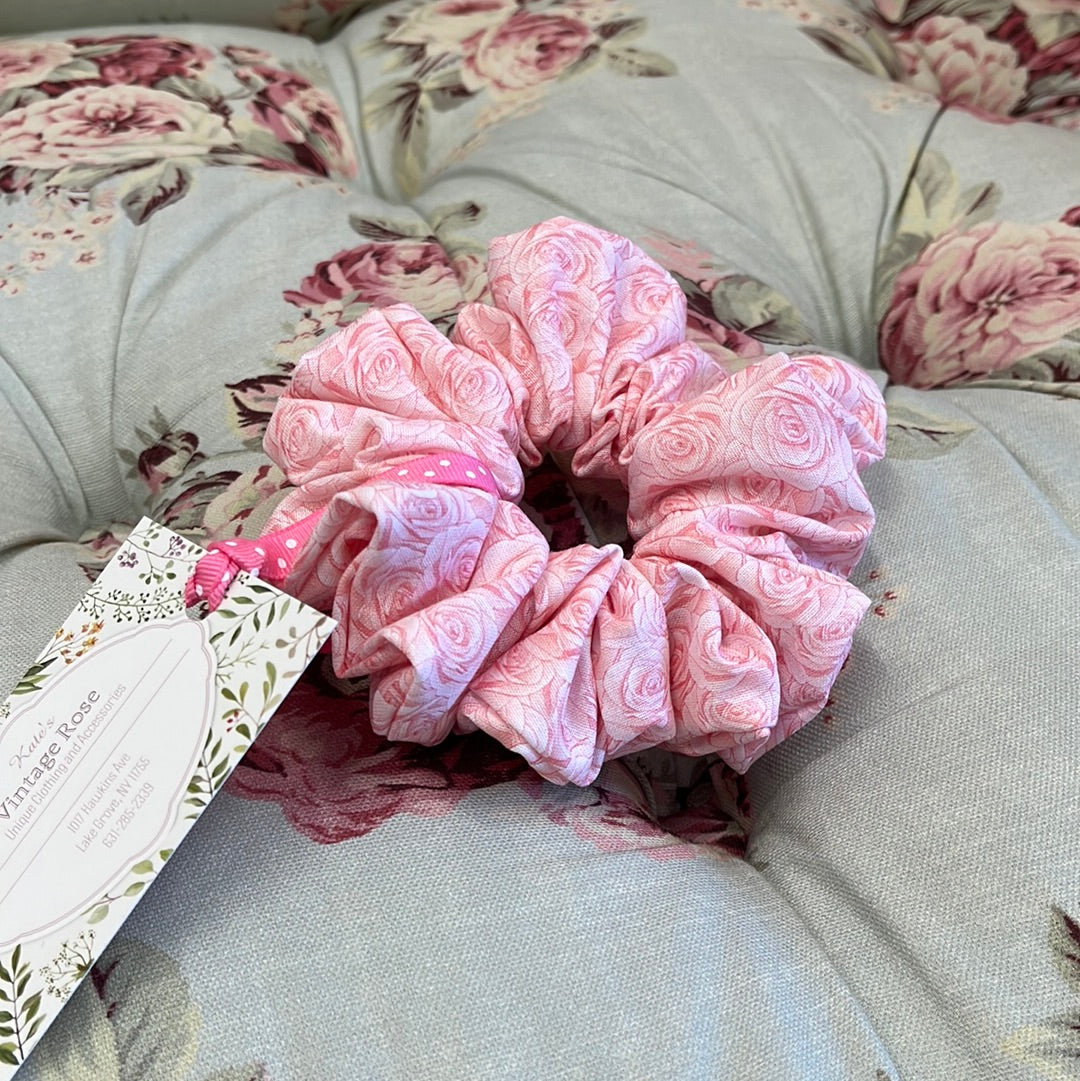 Pink Around The Bun Scrunchie