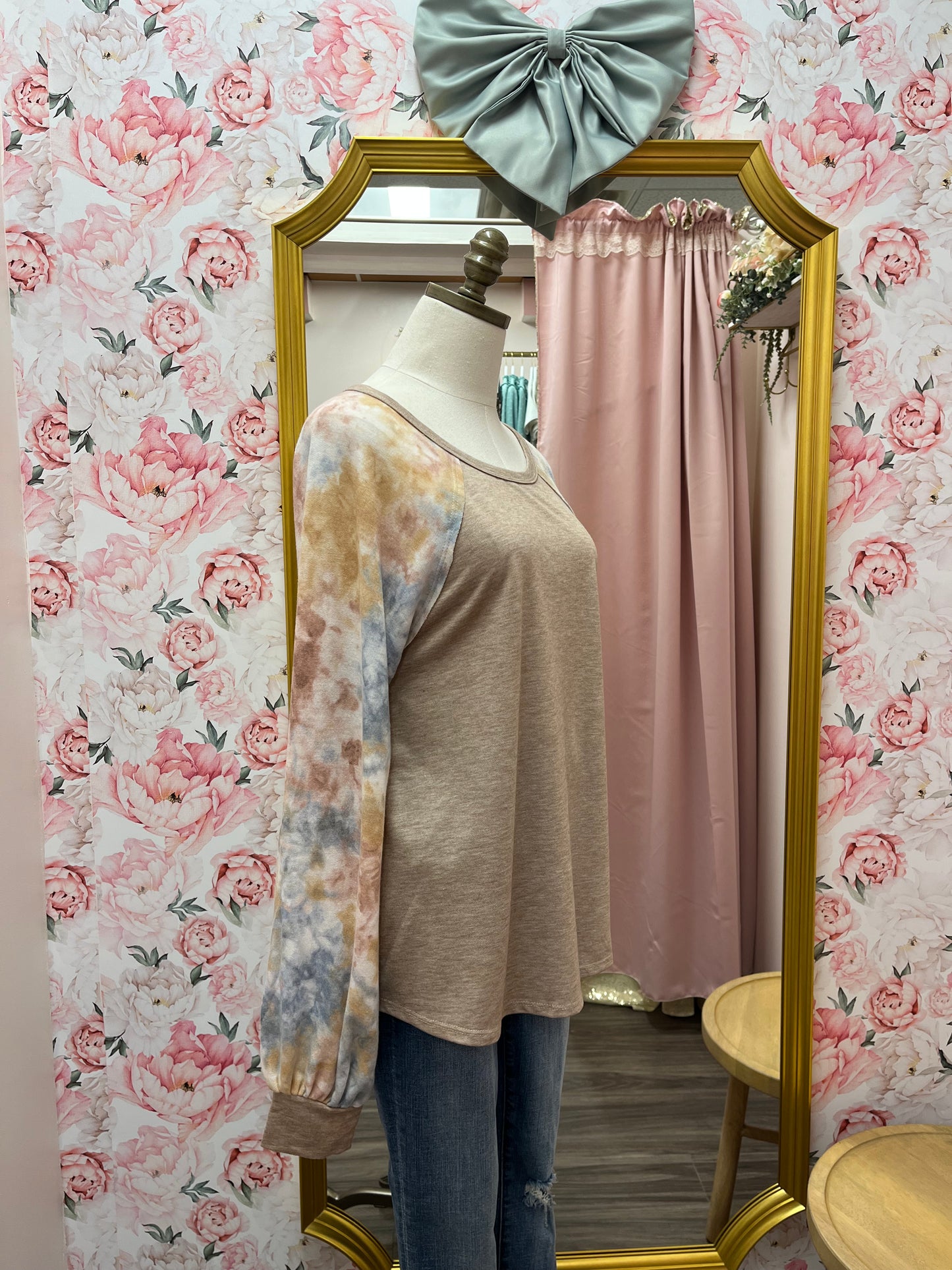 Ella Printed Knit Top