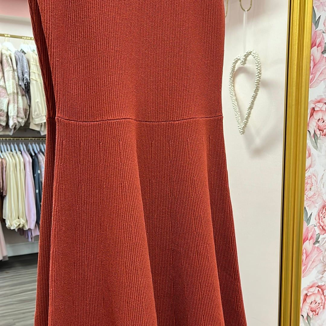 Noelle Knit A-line Long Dress