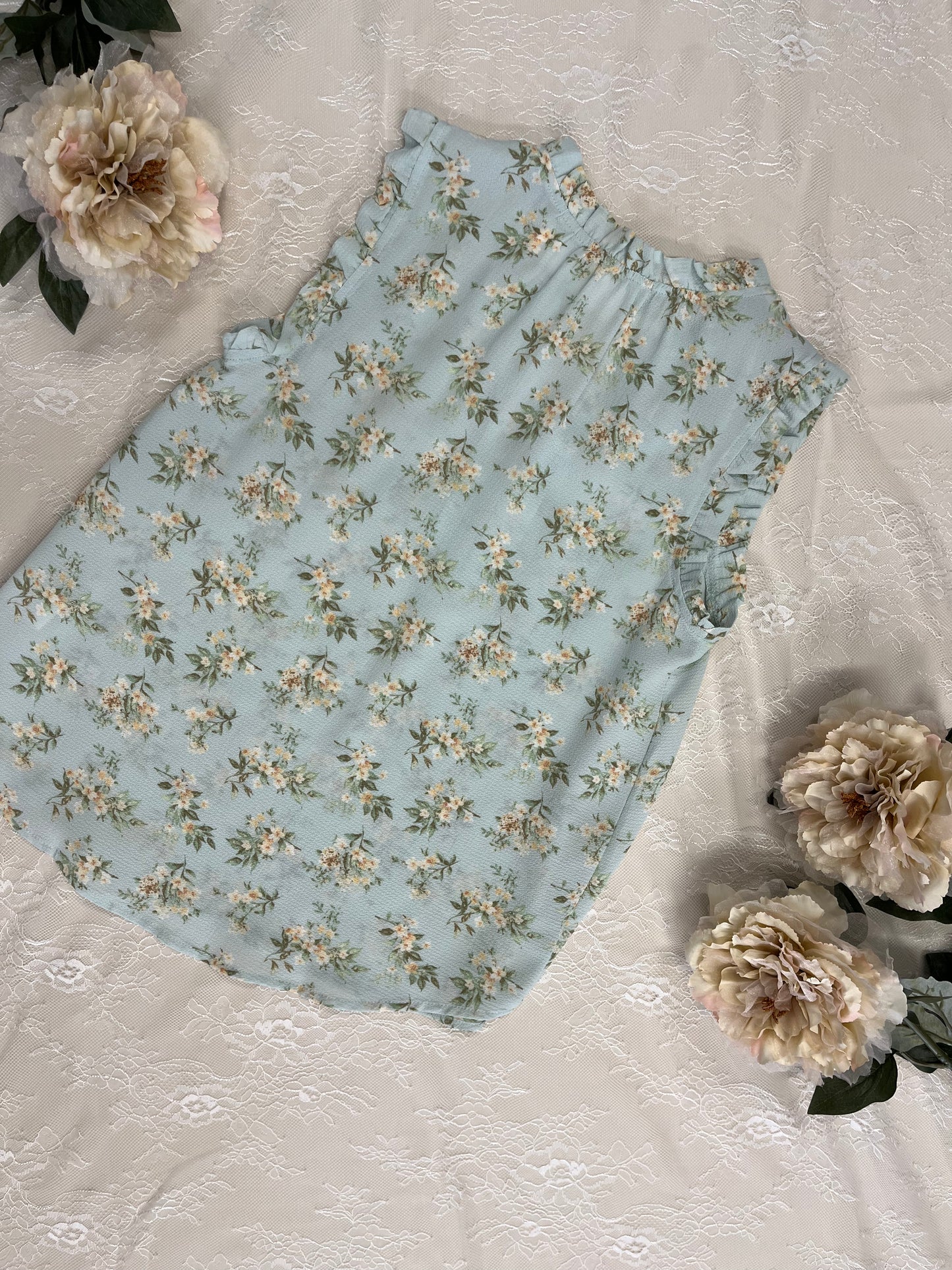 Betty Floral Sleeveless Top