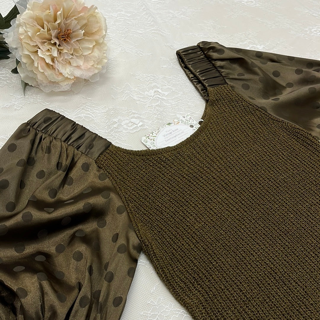 Hollie Puff Sleeve Knit Top