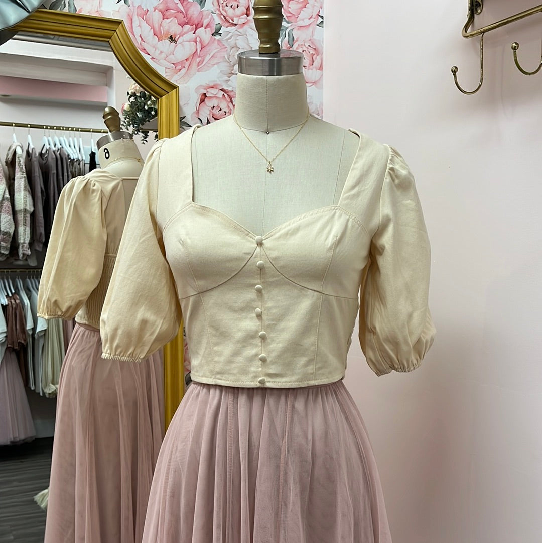 Ivette Sweetheart Blouse FINAL SALE*******