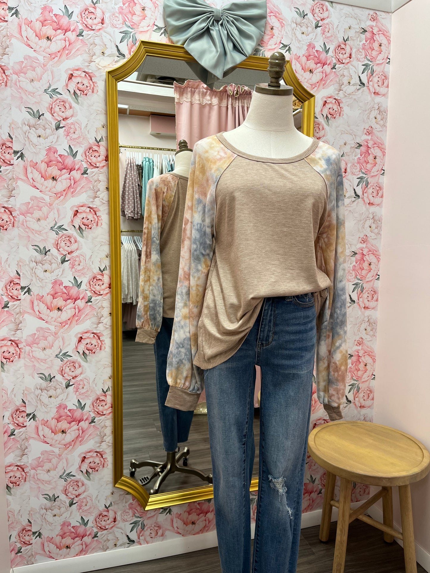 Ella Printed Knit Top