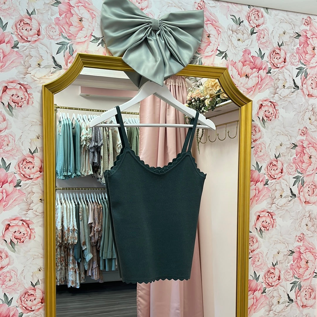Baylee Scalloped Cami *FINAL SALE ***