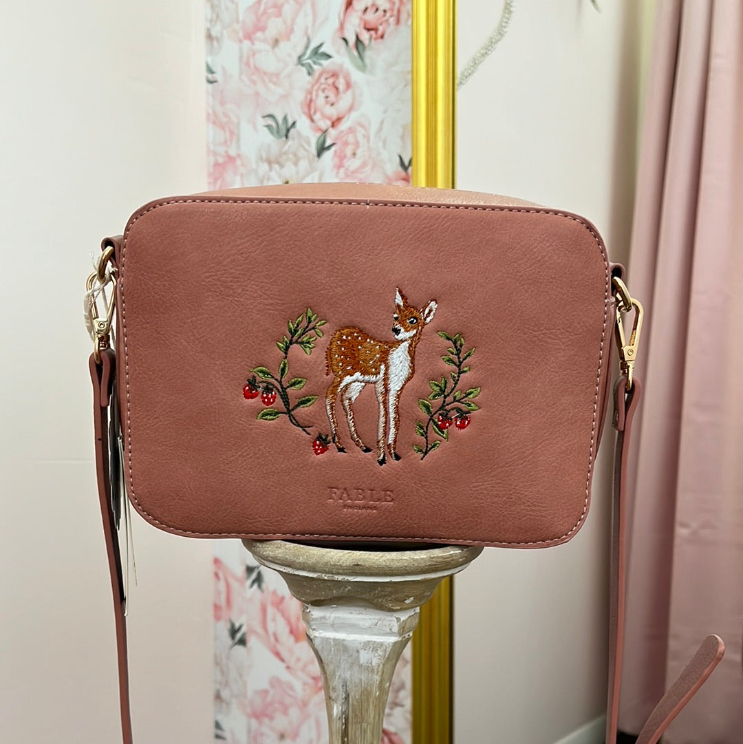 Fawn Embroidery Bag