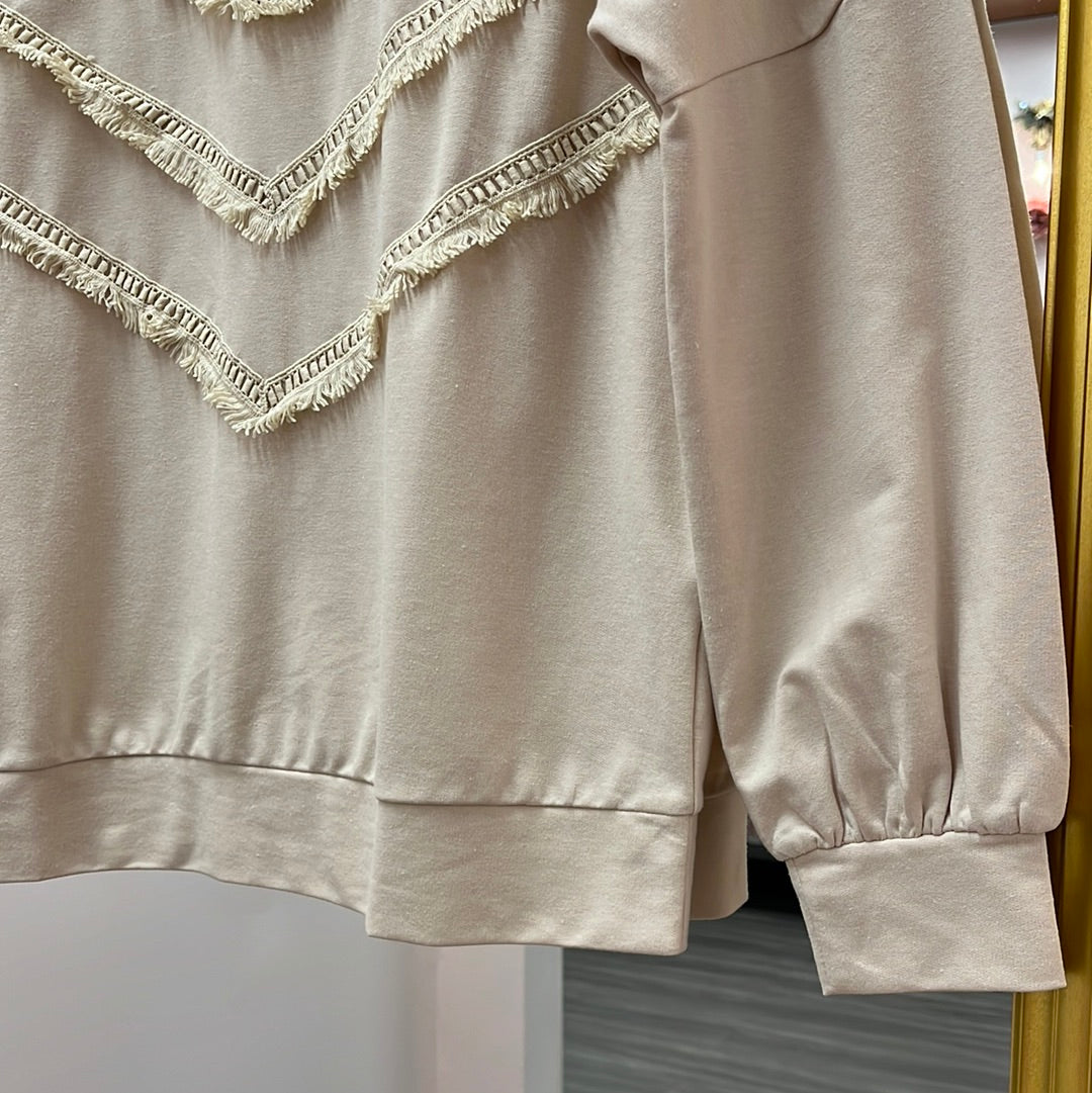 Addison Tassel Sweatshirt