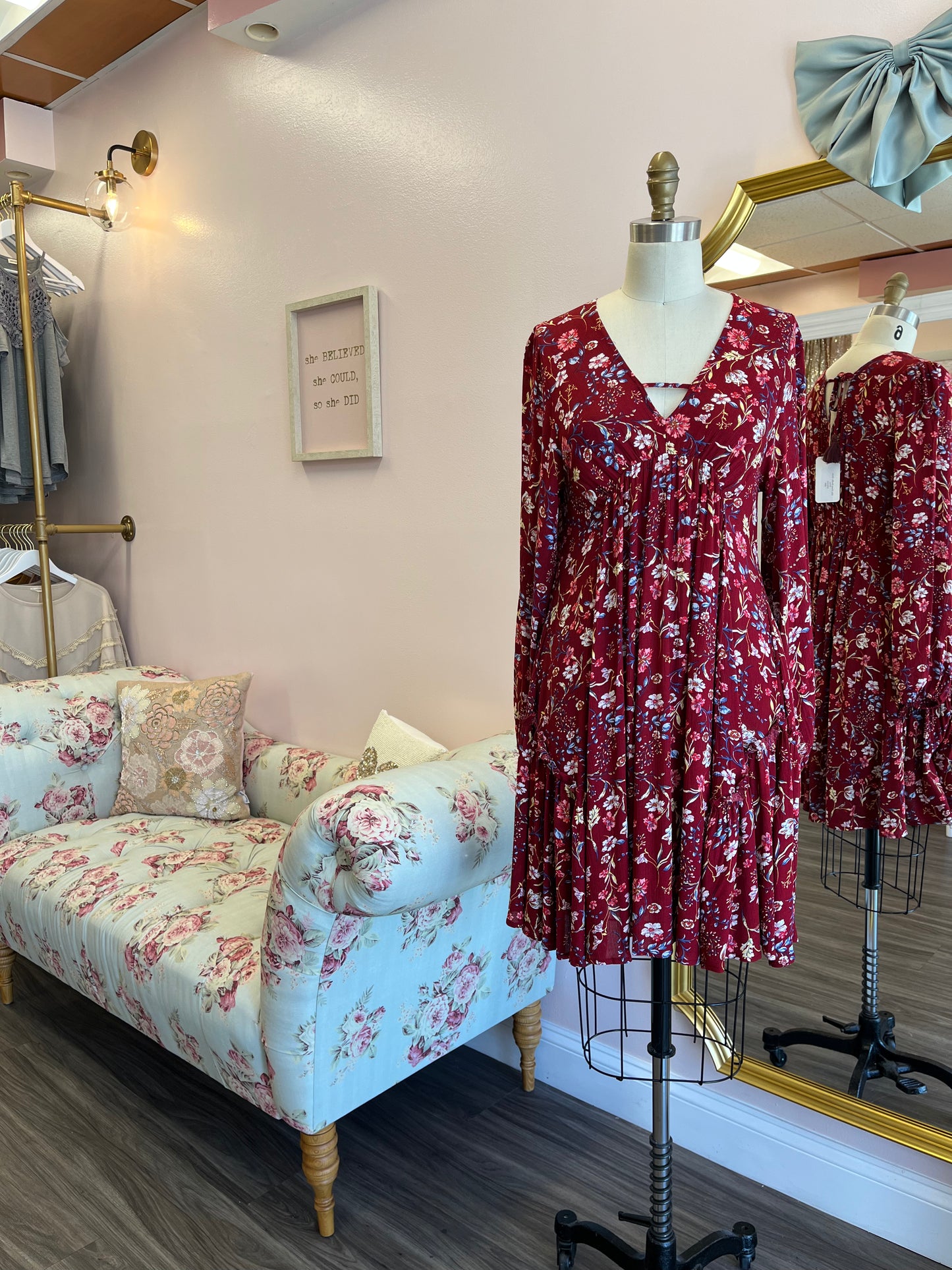 Ella Floral Ruffle Dress