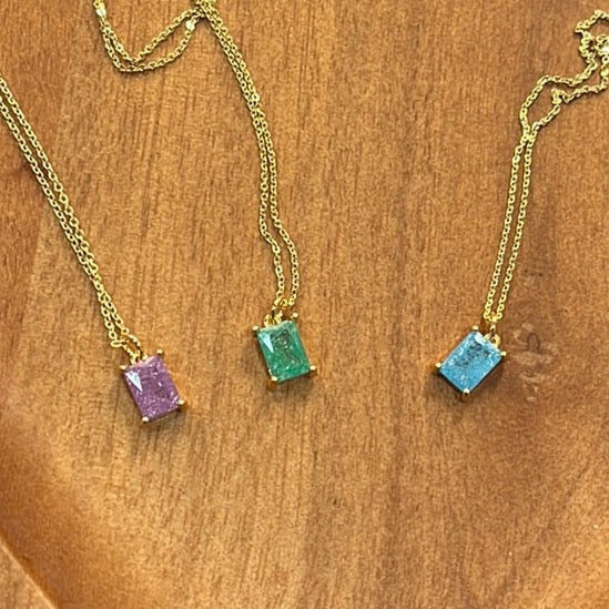 Callie Dainty CZ Necklace