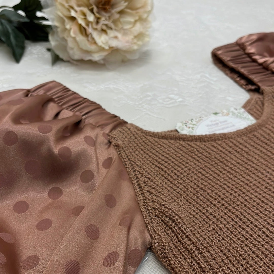 Hollie Puff Sleeve Knit Top