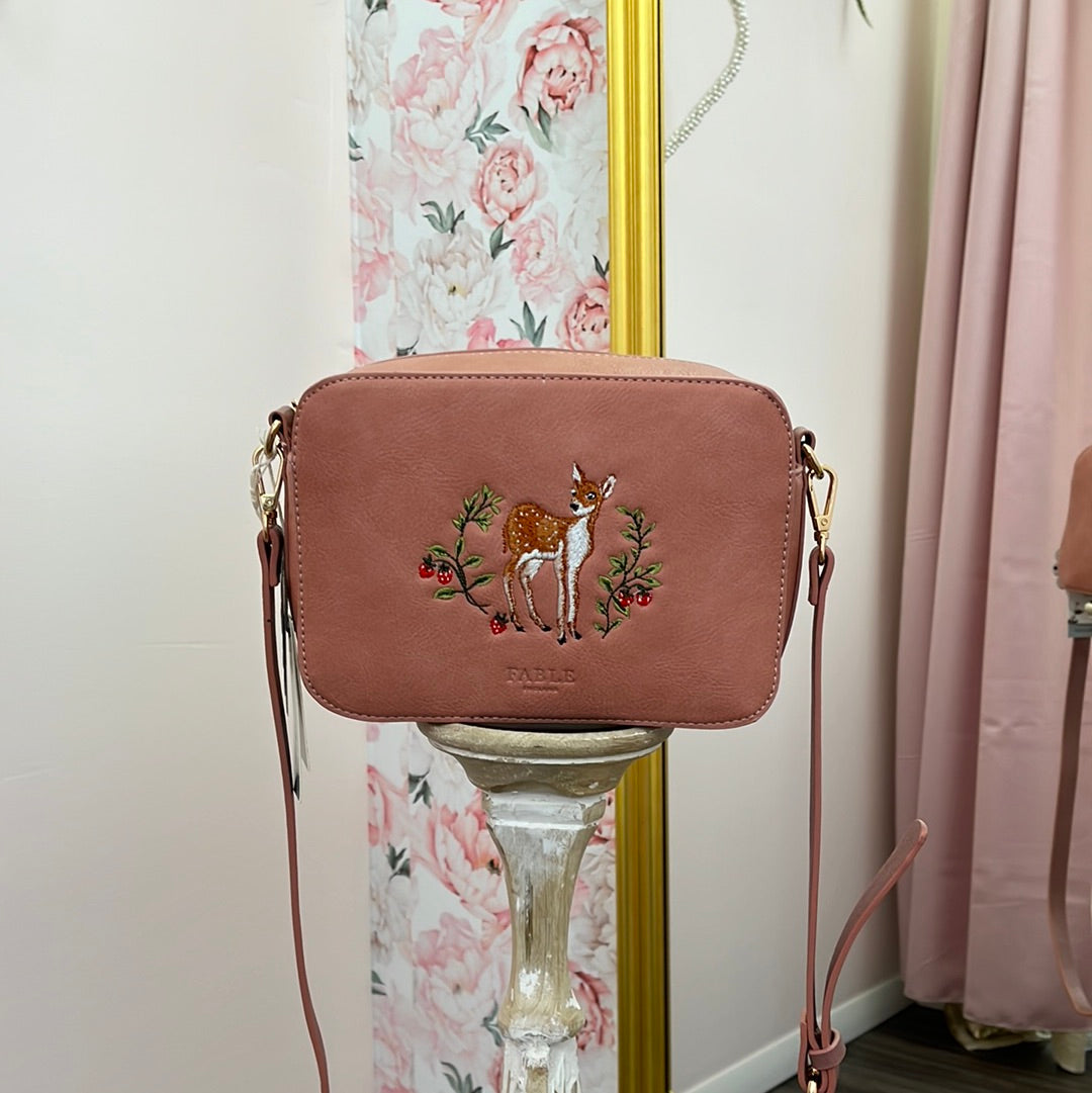 Fawn Embroidery Bag