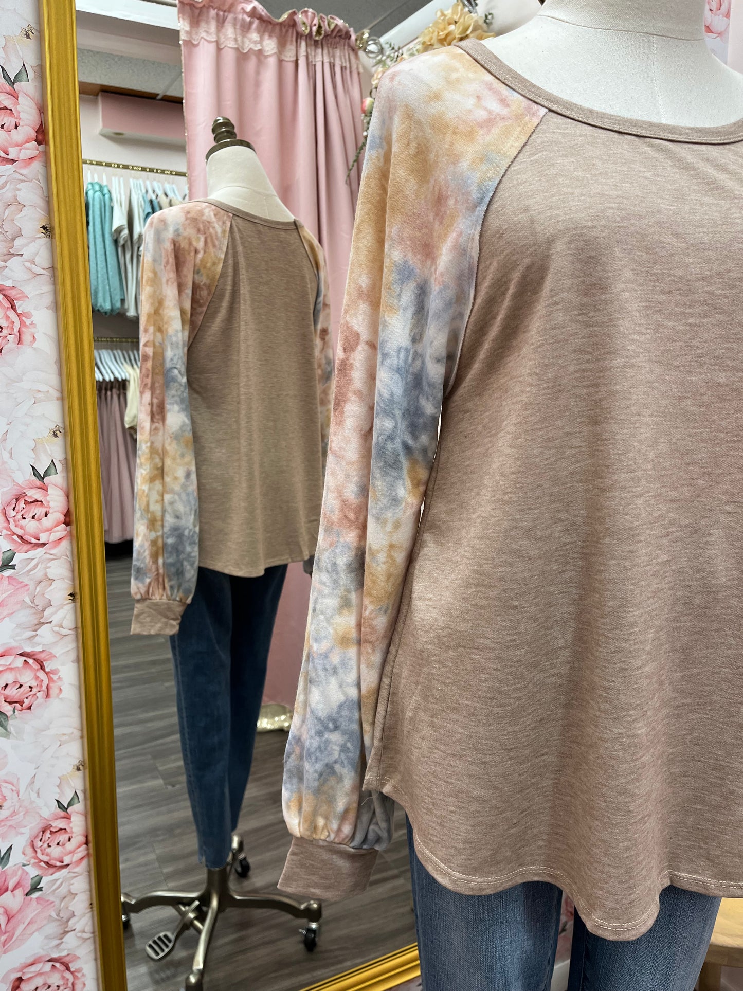 Ella Printed Knit Top