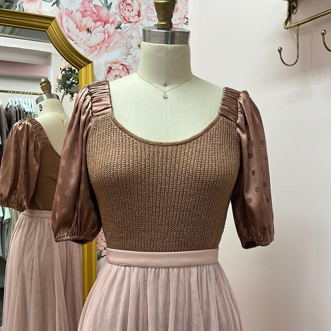 Hollie Puff Sleeve Knit Top