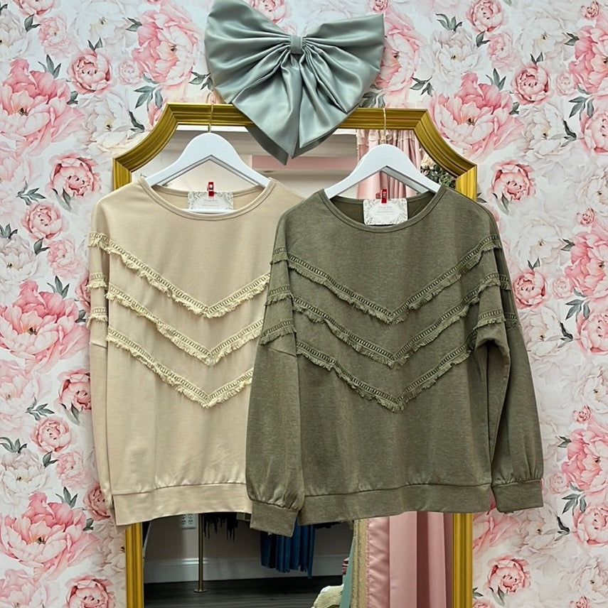 Addison Tassel Sweatshirt