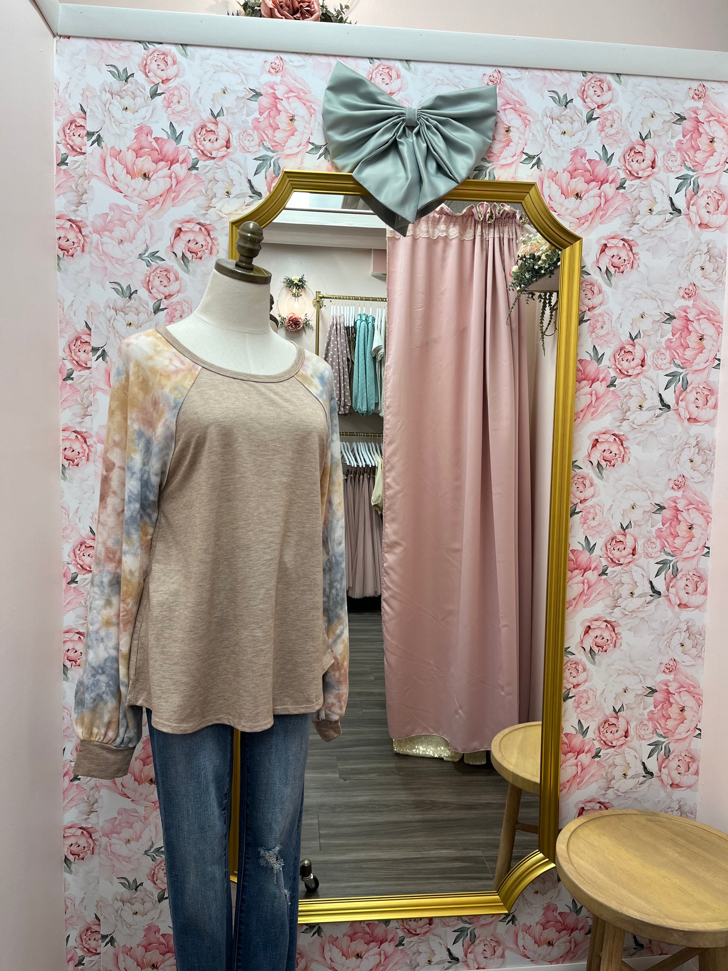 Ella Printed Knit Top