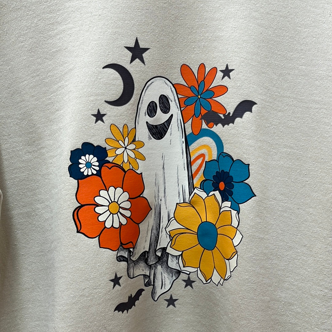 Retro Ghost Crewneck Sweatshirt