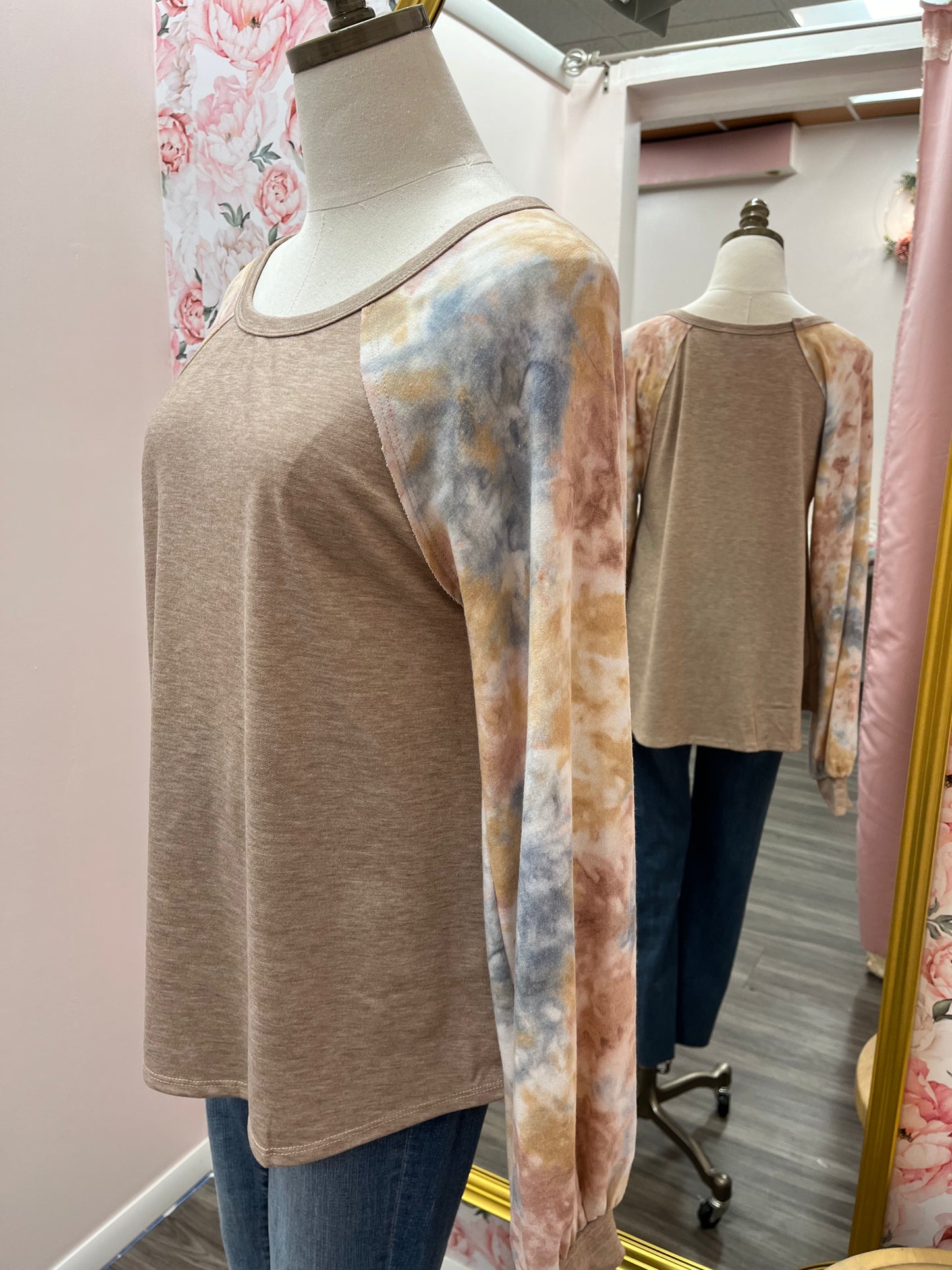 Ella Printed Knit Top