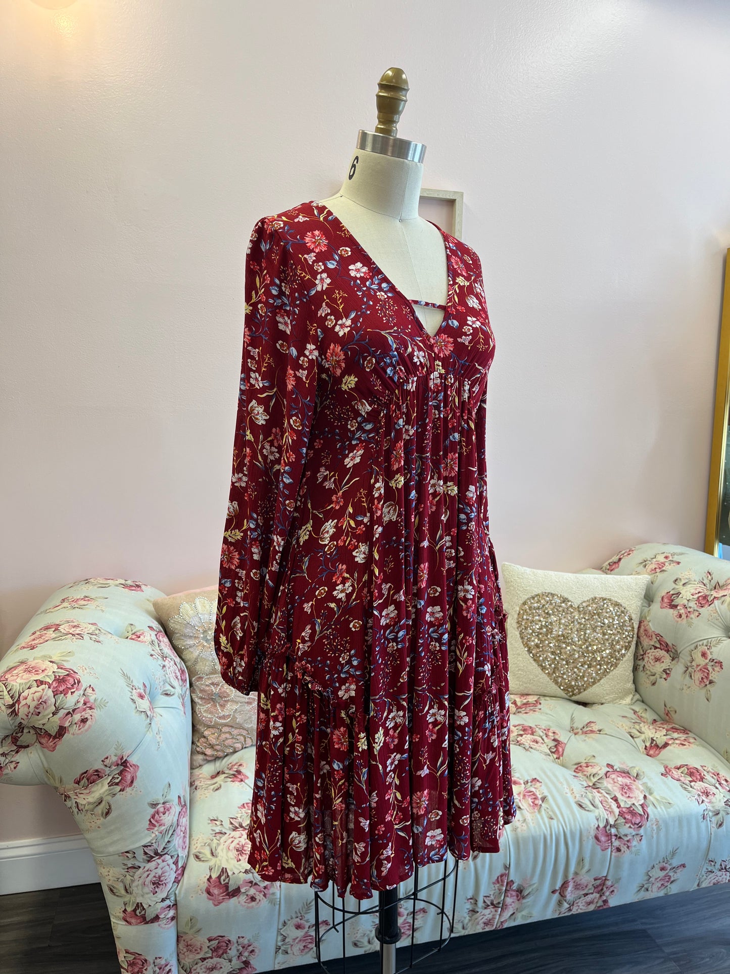 Ella Floral Ruffle Dress