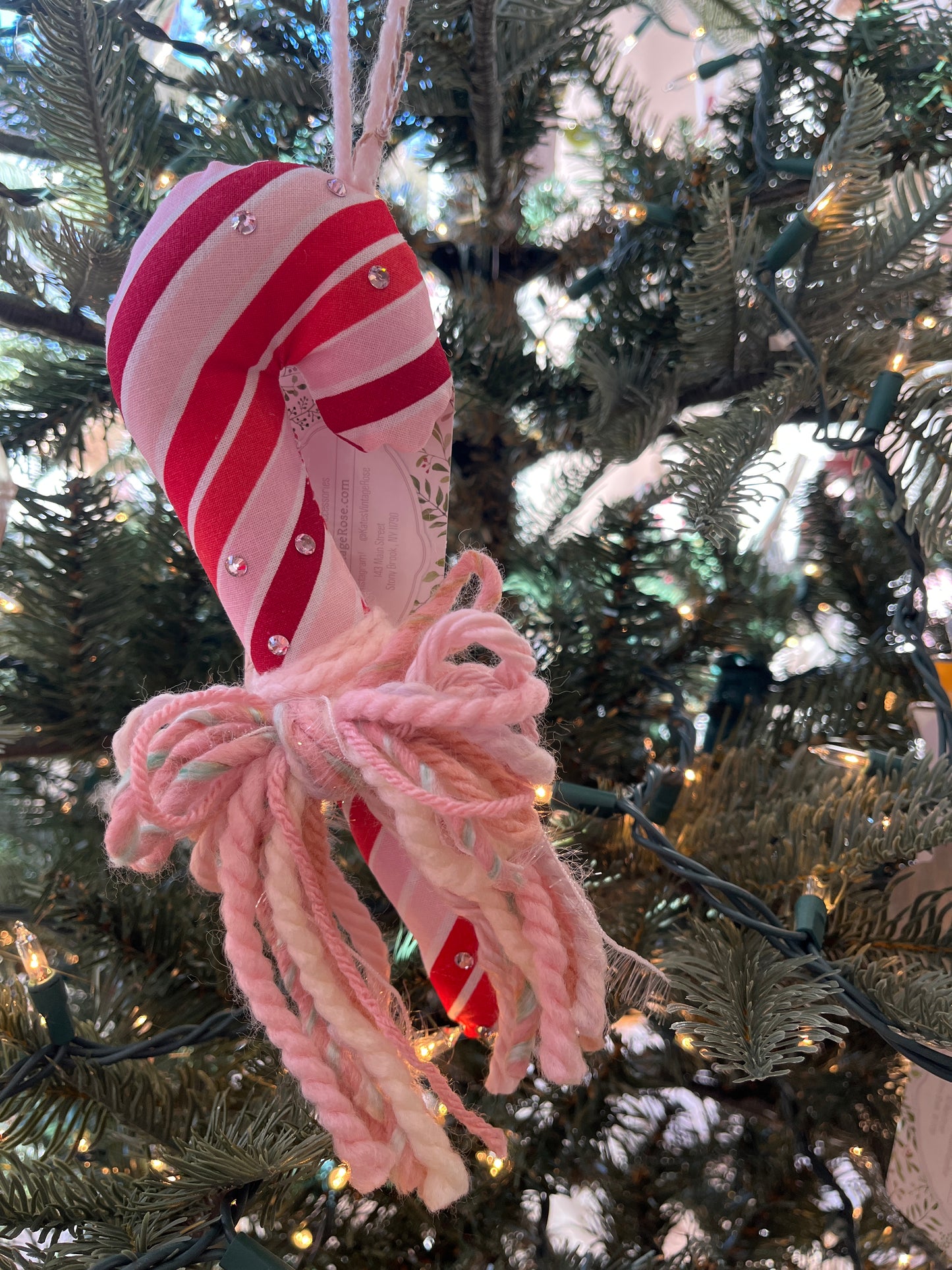 Bespoke Handmade Candy Cane Ornament