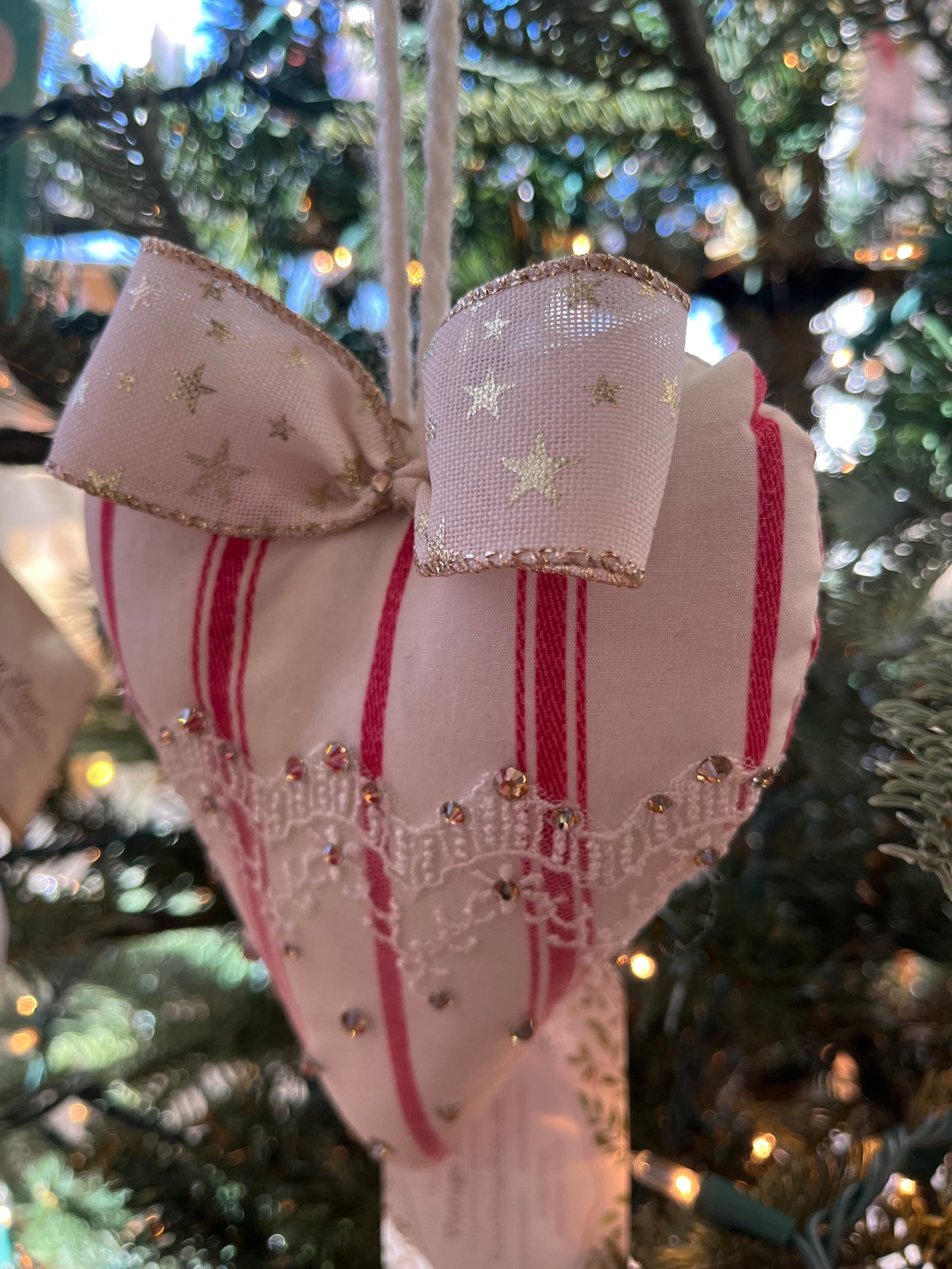Bespoke Handmade Heart Holiday Decoration