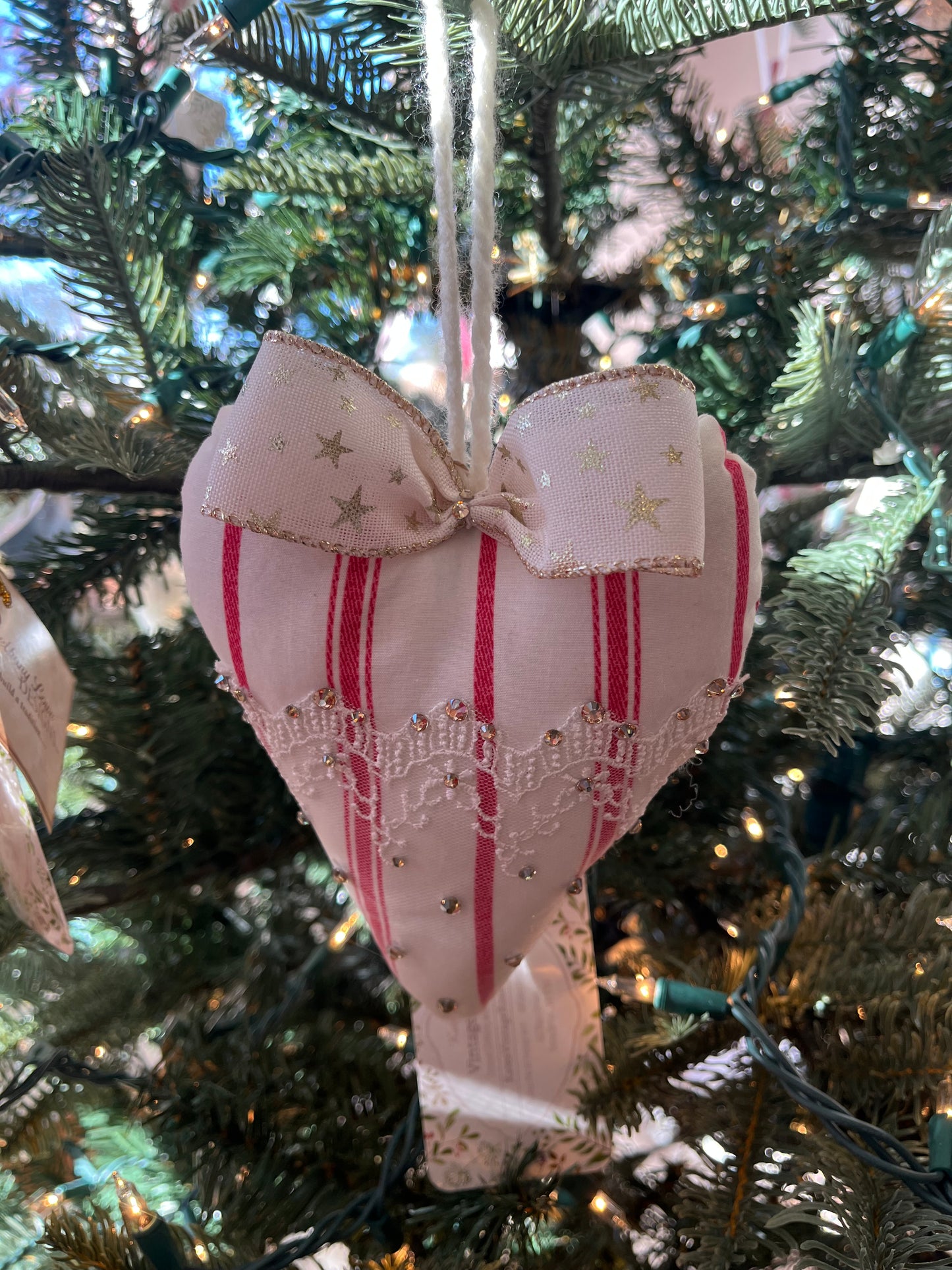 Bespoke Handmade Heart Holiday Decoration