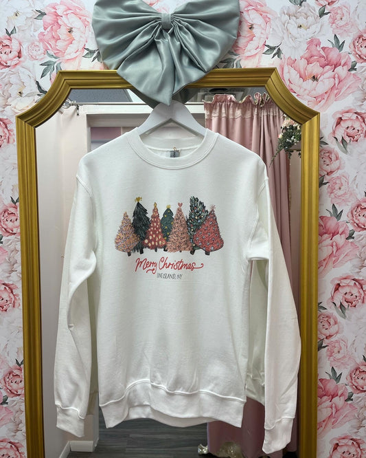 Pink Tree Long Island Sweatshirt