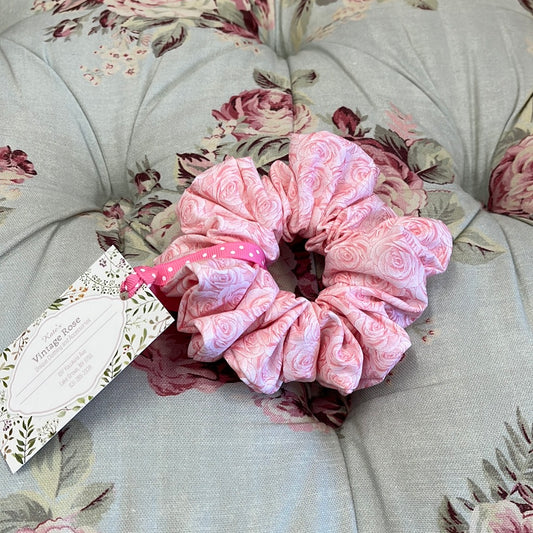 Pink Around The Bun Scrunchie