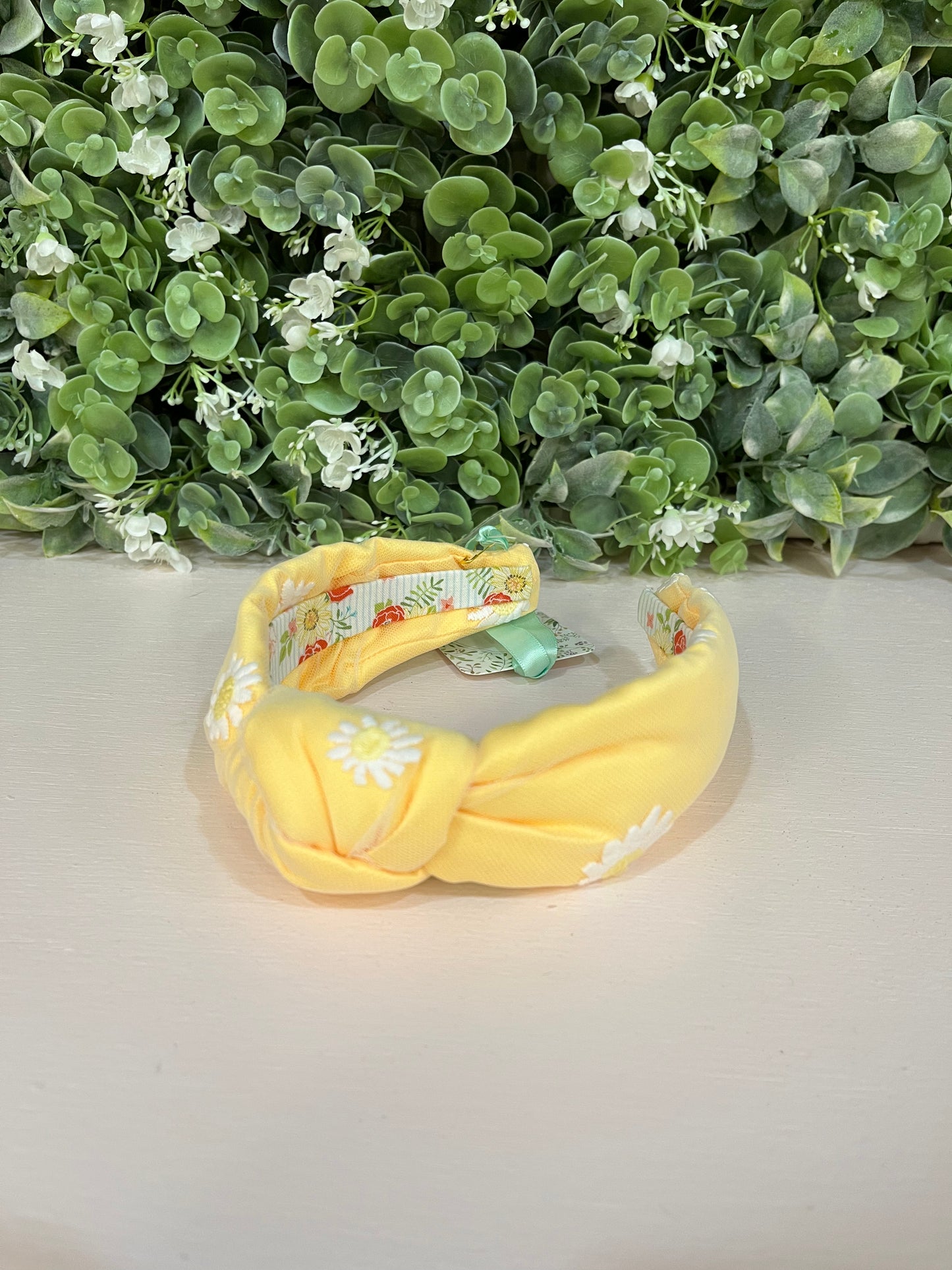 Bellarose Yellow Daisy Top Knot Headband