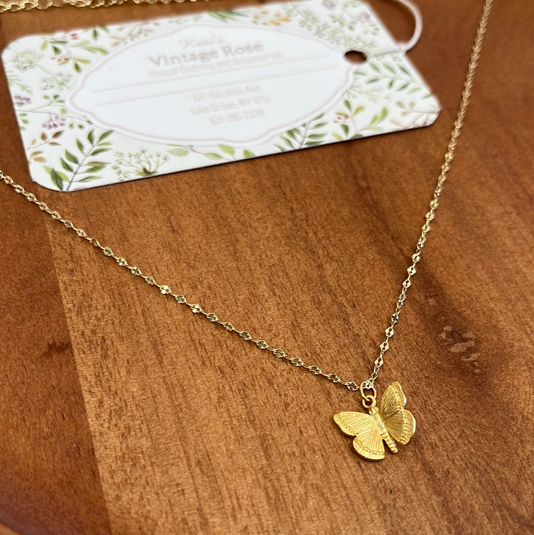 Freya Butterfly Necklace