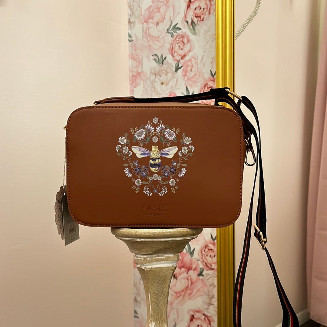 Signature Bee Bag Brown