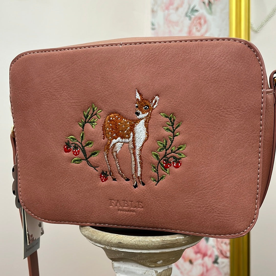 Fawn Embroidery Bag