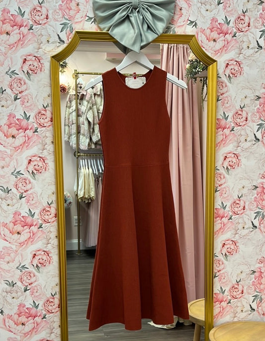 Noelle Knit A-line Long Dress