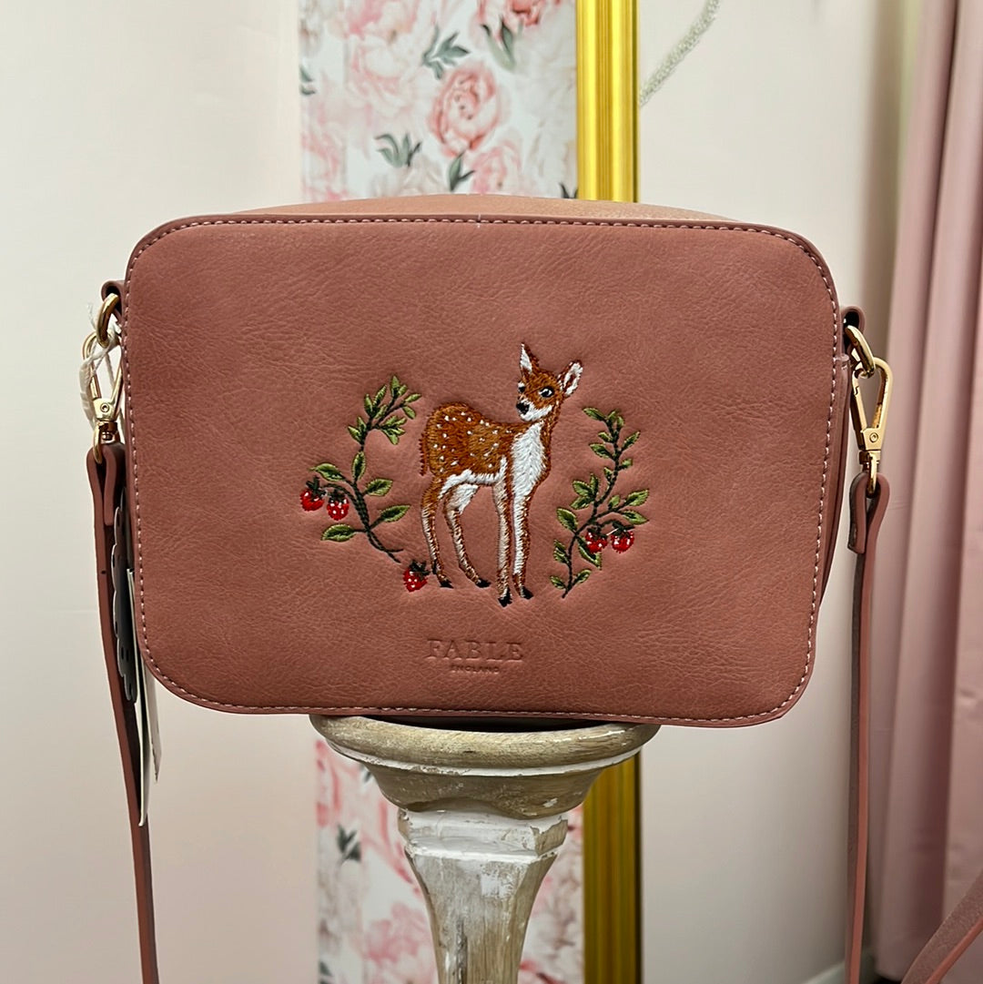 Fawn Embroidery Bag