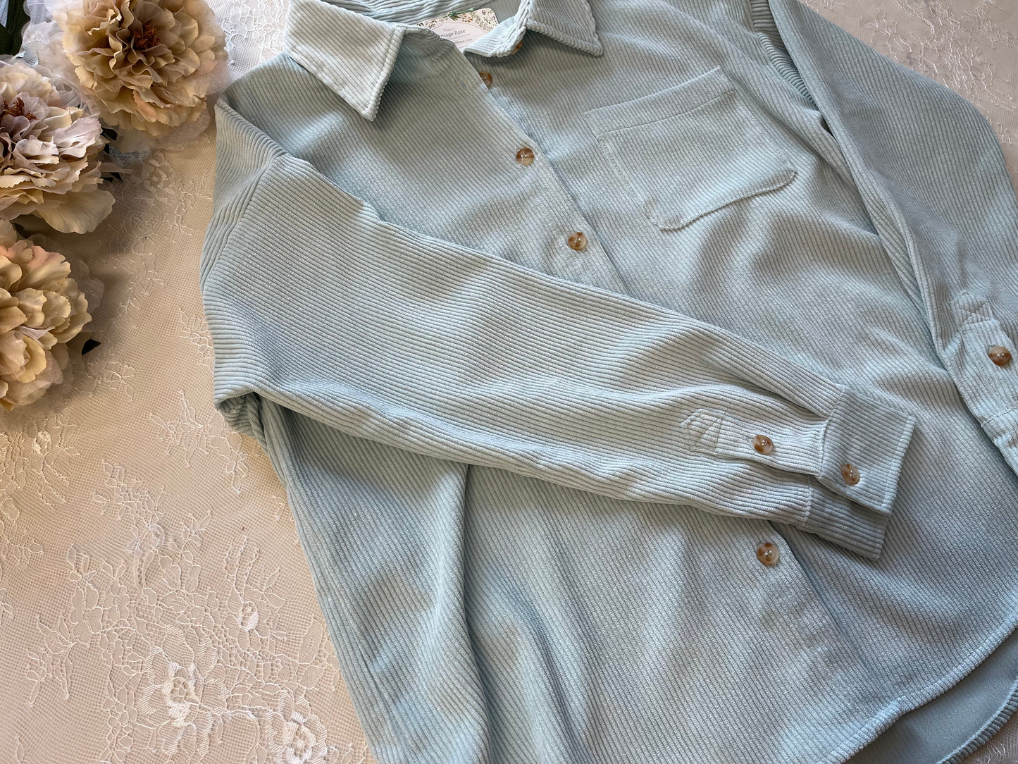 Diana Corduroy Button Up Shirt