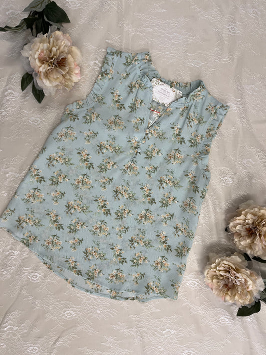 Betty Floral Sleeveless Top