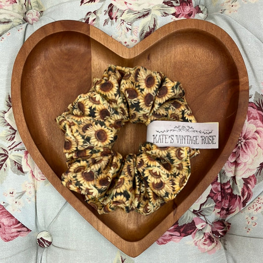 Xl Sunflower Scrunchie